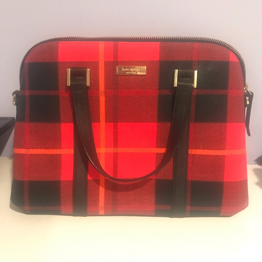 Kate Spade Plaid Dome Purse